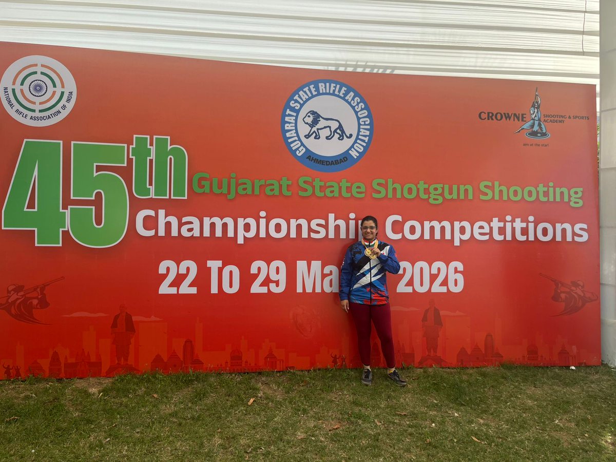 Info_Vadodara's tweet image. Savli Taluka Rifle Association once again proved its dominance at the 45th Gujarat State Shotgun Shooting Competition, held at Gandhinagar, delivering outstanding performance across multiple categories.
#shotgunshooting 
#achievement 
#savlitalukarifleassociation 
@CollectorVad