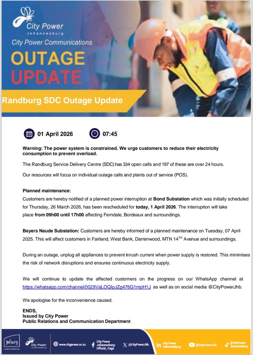 @CityPowerJhb tweet media