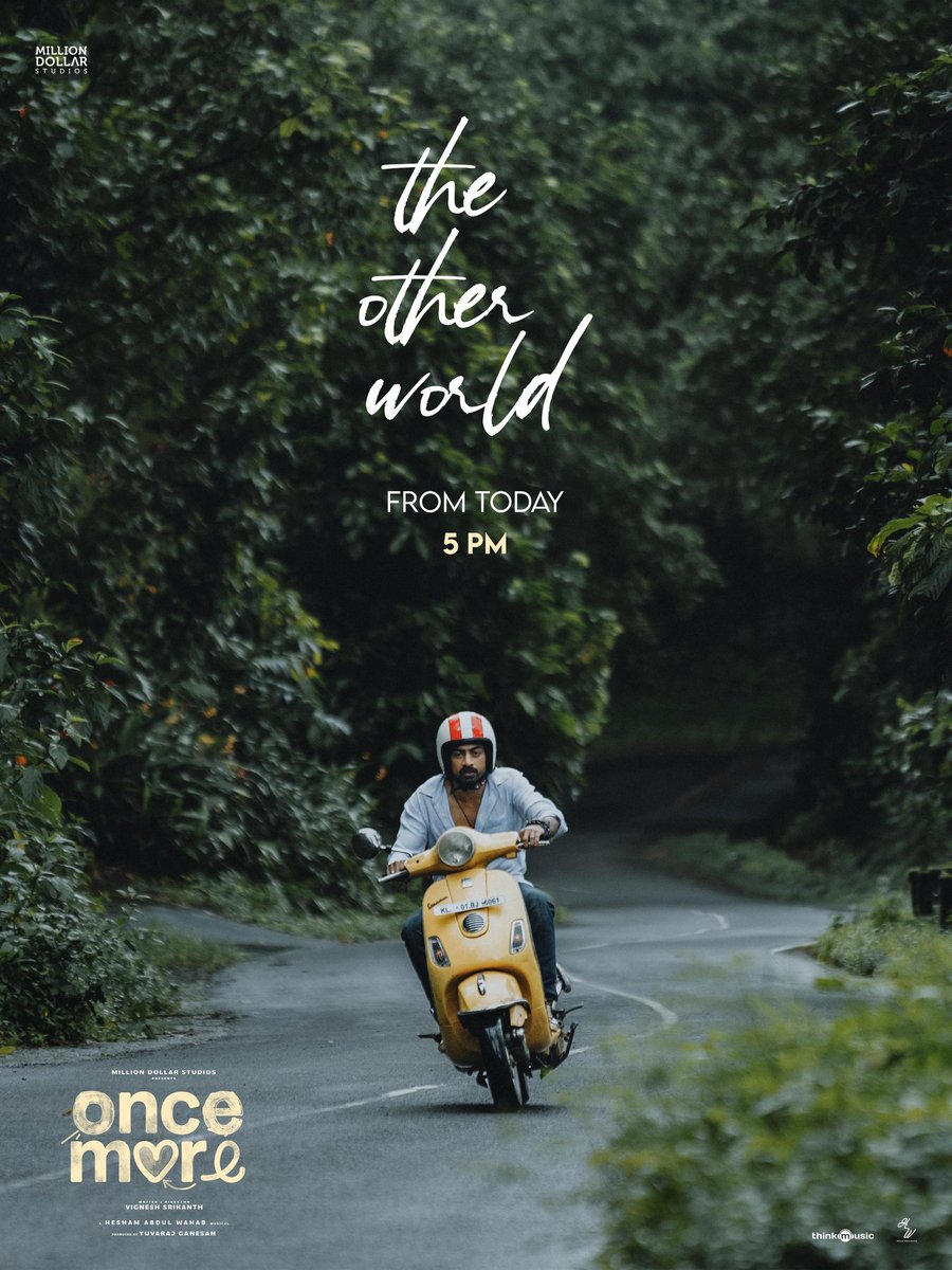 ramk8059's tweet image. “THE OTHER WORLD” From #OnceMore Drops this Evening at 5 PM 🥁🎉

Something truly close to heart and deeply special ❤️‍🔥✨