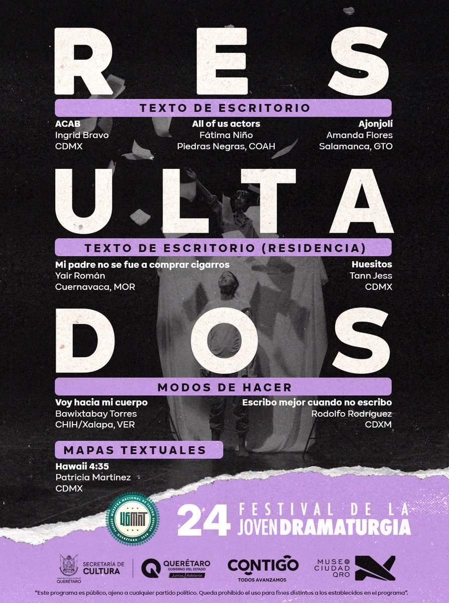Festival de la Joven Dramaturgia tweet media