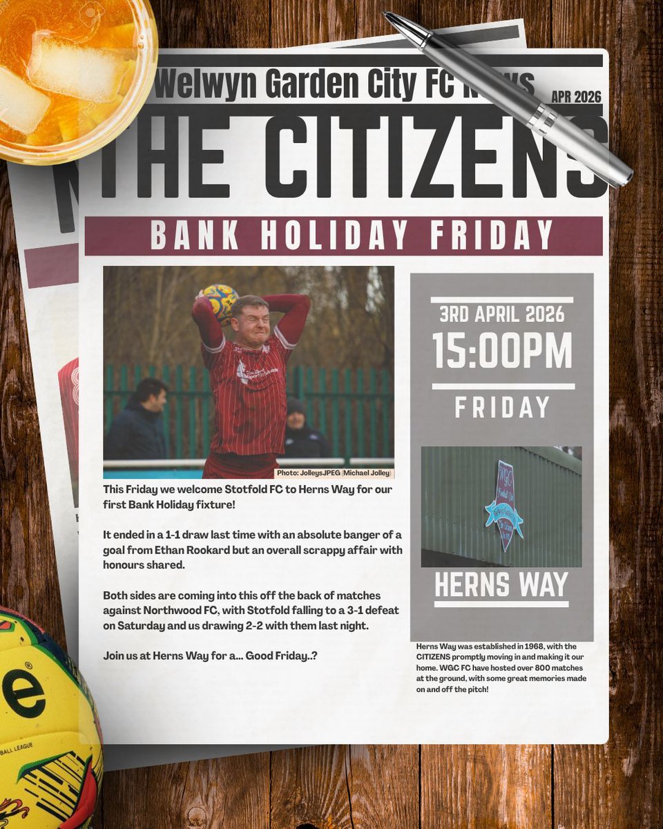 Welwyn Garden City FC tweet media