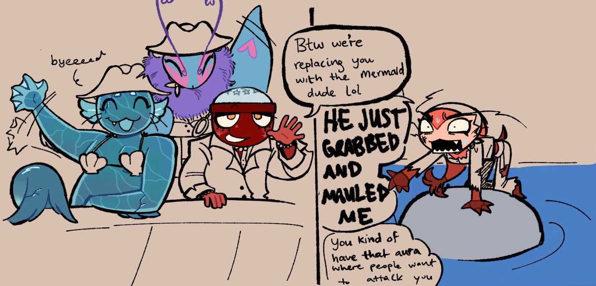 skidsies's tweet photo. siren au shit !! https://t.co/so5FPODy9R