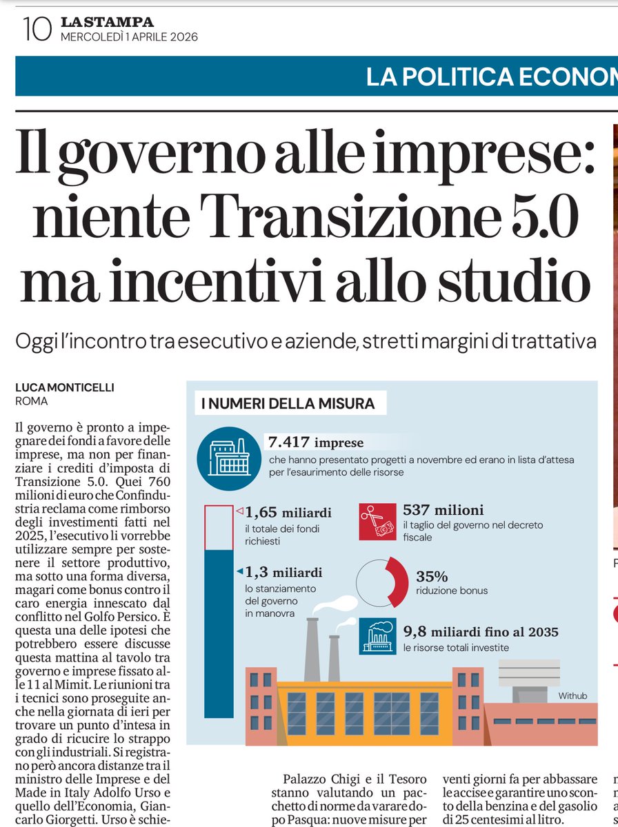 Marco Cantamessa tweet media