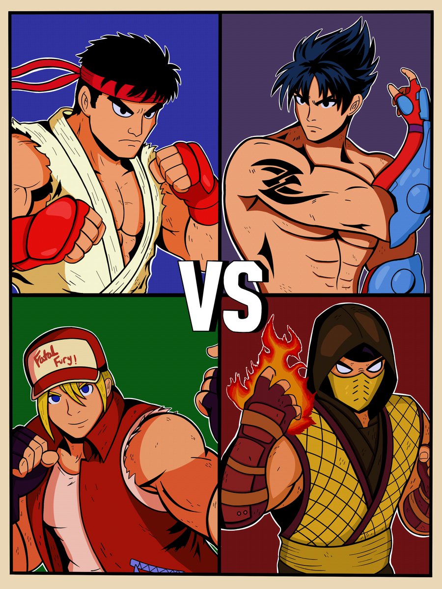 Fighting games n stuff
#Streetfighter６ #Tekken8 #FatalFury #MortalKombat
#art