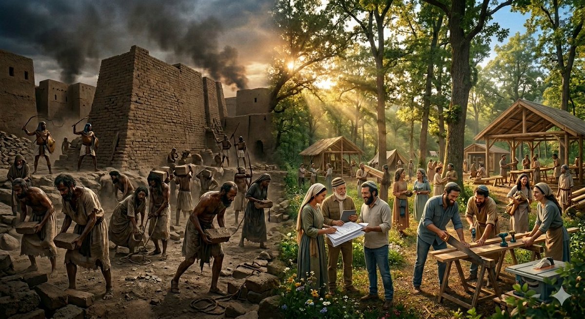 From being held back
to building forward
Don't Passover your freedom to build!!
Pesach begins with a shift.
From being held back…
to building forward.
From limitation…
to possibility.
From survival…
to responsibility.
Just like the Jewish people,
our future is built through