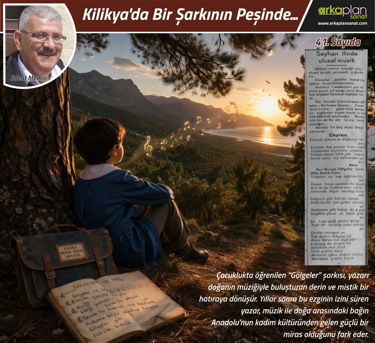 ArkaPlanSanat01's tweet photo. Çocuklukta öğrenilen bir şarkı, doğanın sesiyle birleşip ruhumda unutulmaz bir iz bıraktı.
Yıllar sonra anladım ki; müzik, bu toprakların hafızası ve gölgeler gibi hep bizimle...

#arkaplansanat https://t.co/nmx7JutS6U