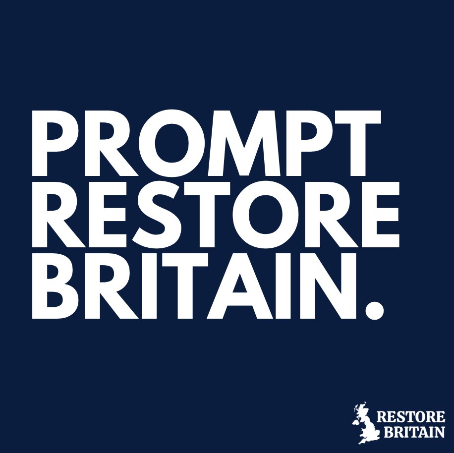 Restore Britain tweet media