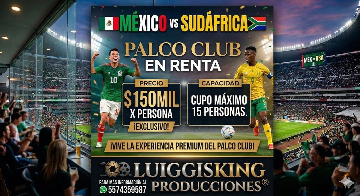 luiggisking1's tweet photo. #viralvídeo #mundialfifa #parati #mexico #Sudáfrica #estadiobanorte @fifaworldcup_es @EstadioBanorte WhatsApp al 5574359587 https://t.co/OUWHsgKdf7