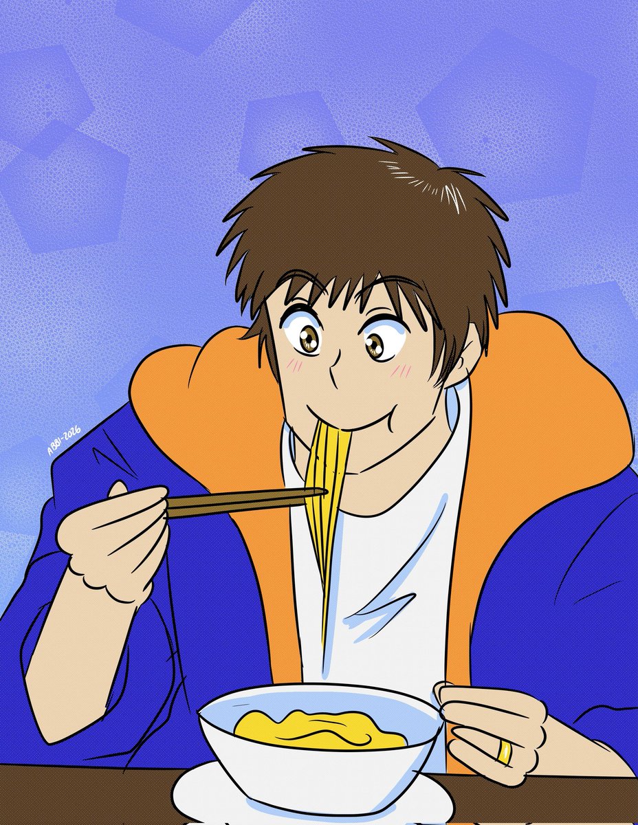 OyabunArt's tweet image. #ShingoWeek DAY 1: FOOD/COMIDA 🍜🩵

#shingoweek2026 #shingoyabuki #矢吹慎吾 #kof