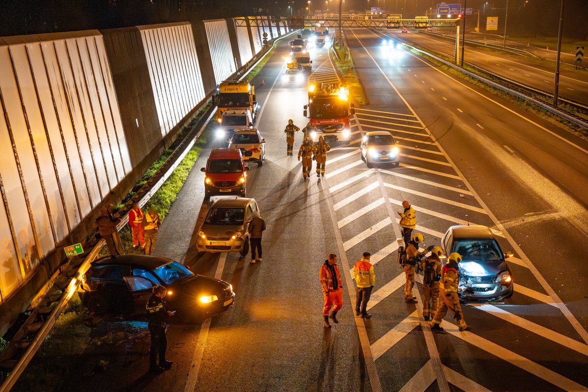 Ongeval op A15 bij Gorinchem