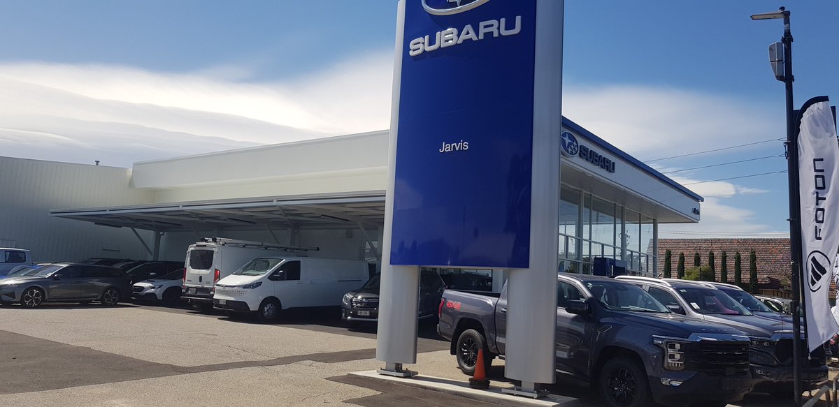 Epicprojects01's tweet photo. Epic Projects is proud to have delivered a significant upgrade for Subaru at the Portrush Road, Norwood location. The works included a new canopy structure, upgraded footings, and the installation of refreshed signage as part of a broader site renovation. https://t.co/SONAhpQ2xt