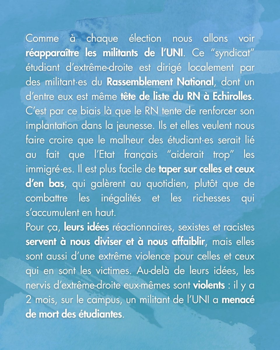 UNEF Grenoble tweet media