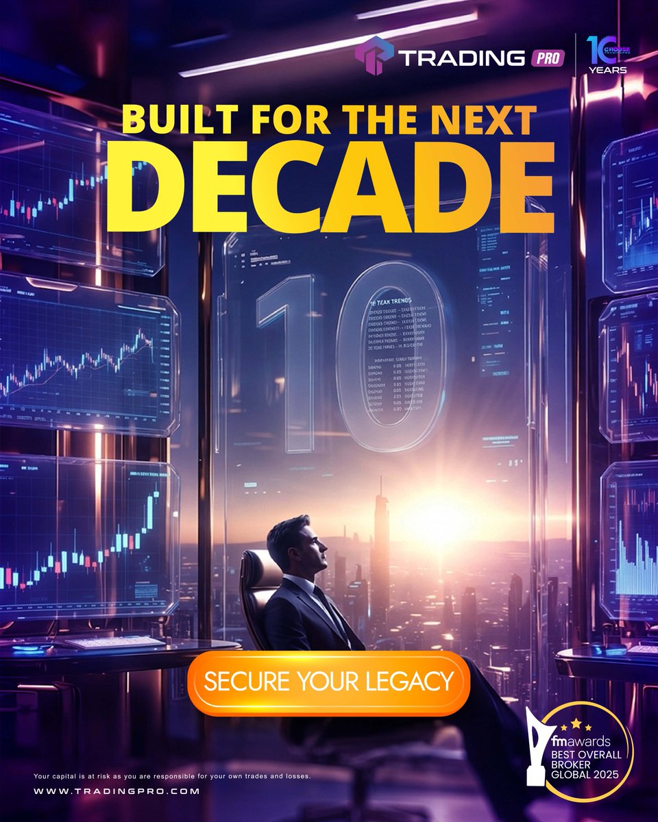 The 10-Year Milestone. ⚡🗓️

In the beginning, trading is a puzzle of scattered data. 🧩 Evolution happens when you choose system over speculation. 🏛️📈

Experience is the foundation of trust.

🎯 tradingpromarketing.com/SignUpIG 

#TradingPRO #Anniversary #TradingSystem #GlobalGrowth