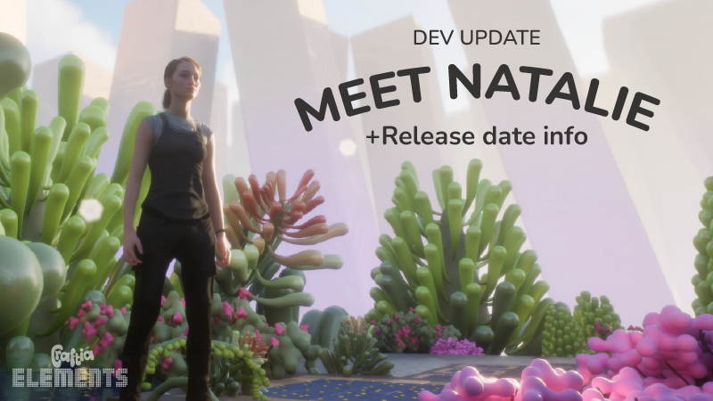 oatlandstudio's tweet photo. Hi everyone, 💜

So… small update that turned into a not-so-small one.

We added a third-person mode to Craftia Elements! What started as a quick idea turned into a full feature, and it’s already changing how the game feels in a really fun way. Still a work in progress, but we like where it’s going.

Also, in the process, Natalie showed up. We think she fits the game quite well. We equipped her with running, walking, sprinting, and jumping abilities as well as a torch.

Release will happen in the upcoming days (assuming we don’t accidentally add anything else)! We're in the final testing stages and are fixing the last few bugs.

#indiedev #indiegame