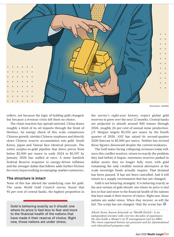 WealthEnrich's tweet photo. Latest April Issue #Wealthinsight ~ @ValueResearch https://t.co/yNo1kWZloV