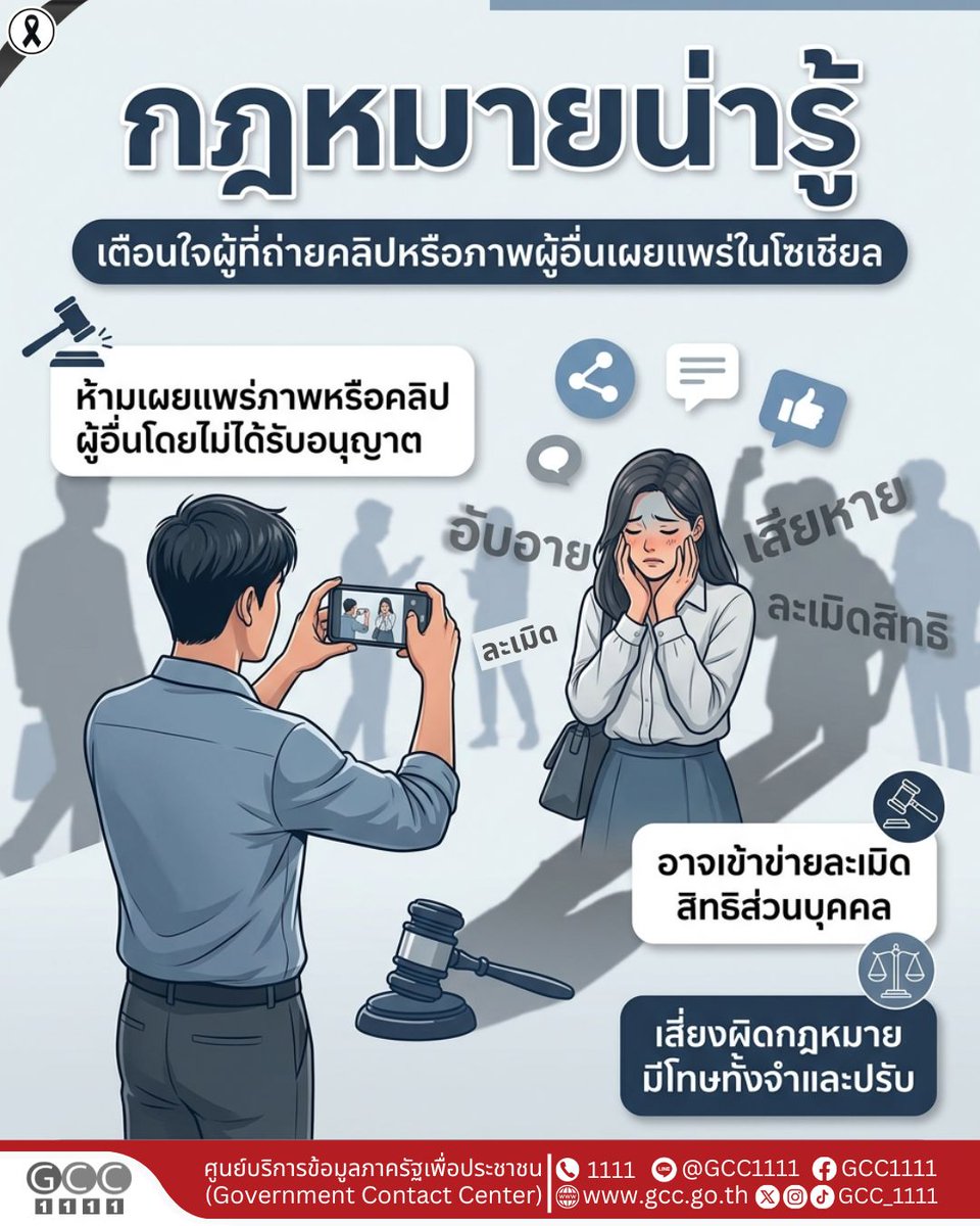 ศูนย์บริการข้อมูลภาครัฐเพื่อประชาชน (GCC1111) tweet media