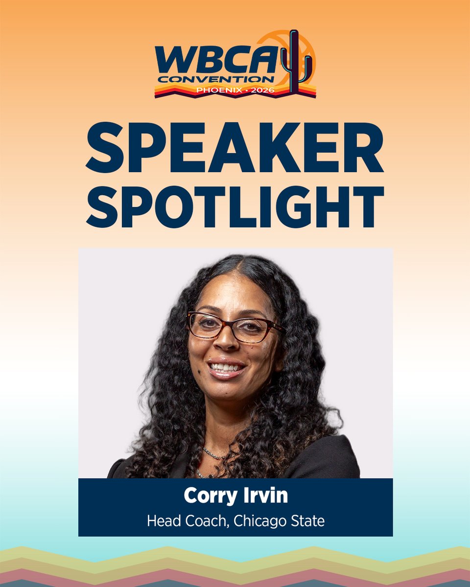 WBCA1981's tweet photo. Defense, but make it competitive.

@corryne00, Head Coach at @ChiStateWBB, will take the court with “Building Team Defense with Disadvantage Drills” at the #WBCAConvention. https://t.co/SFtkOrMmt5