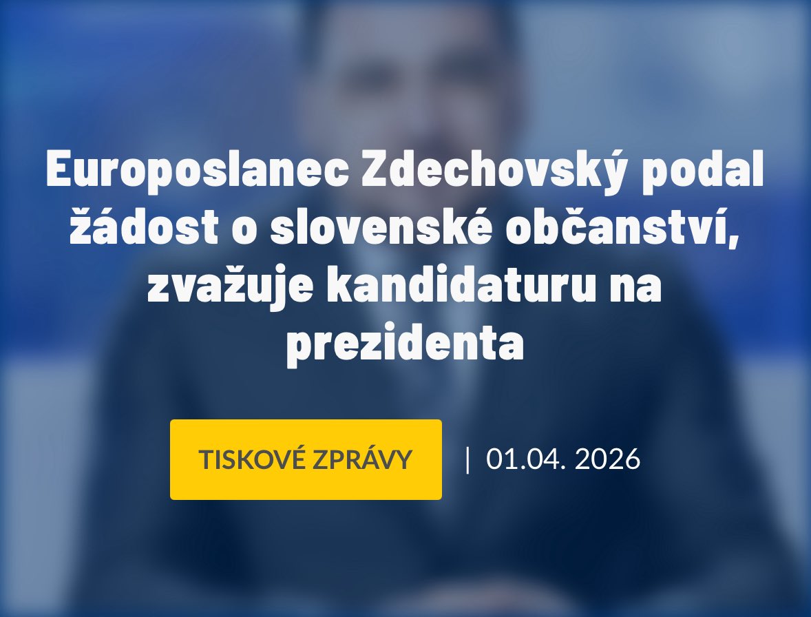 Tomáš Zdechovský tweet media