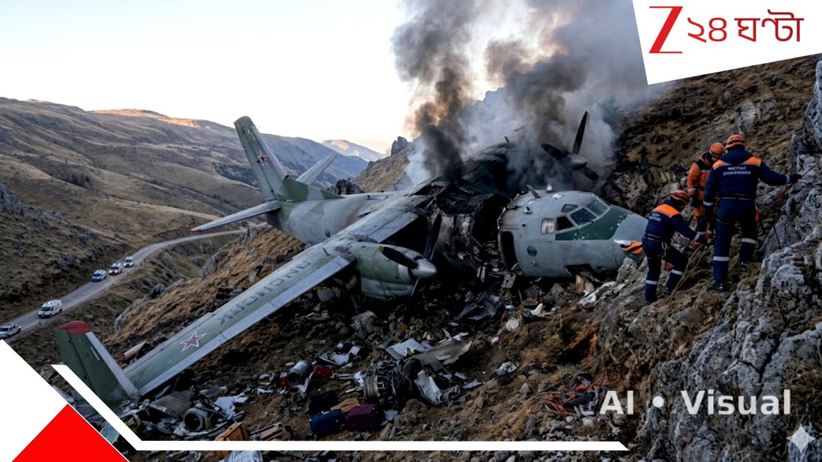 Zee24Ghanta's tweet image. আকাশে শেষ আর্তনাদ 'মে-ডে': পাহাড়ের ঢালে ধাক্কা, মুহূর্তে শেষ সব বিমান যাত্রী

সবিস্তারে:tinyurl.com/296mu85t

#planecrash #crimea #Zee24Ghanta