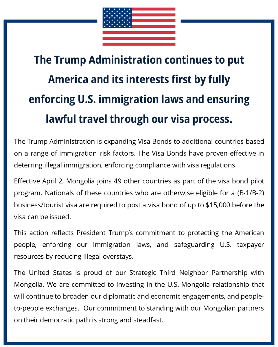 U.S. Embassy in UB tweet media