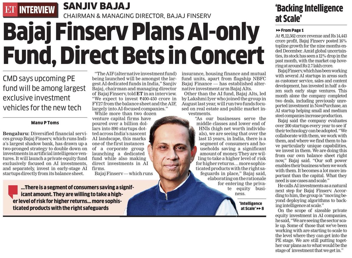 Bajaj Alternate Investment Management Limited tweet media