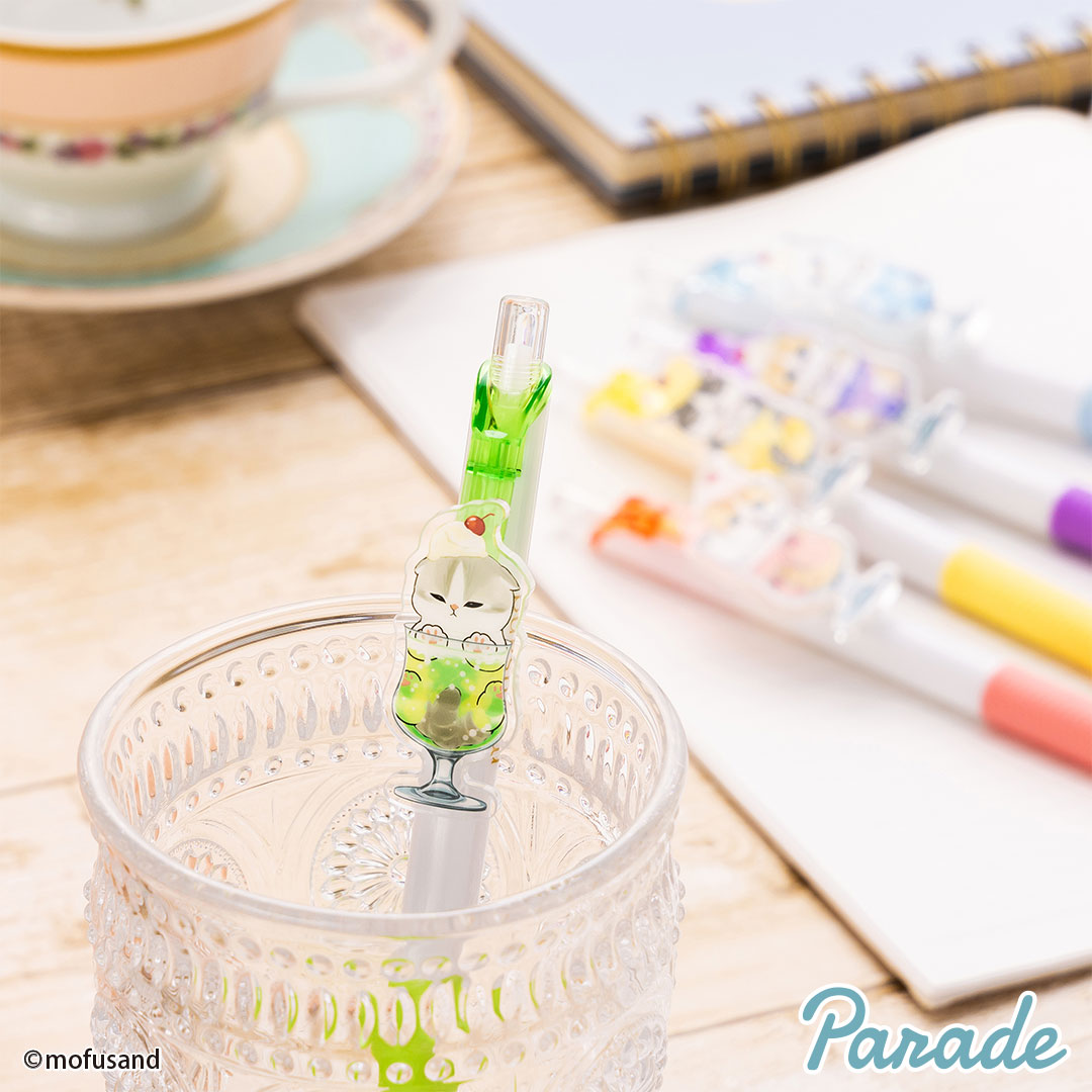 mofusand クリームソーダにゃんボールペン