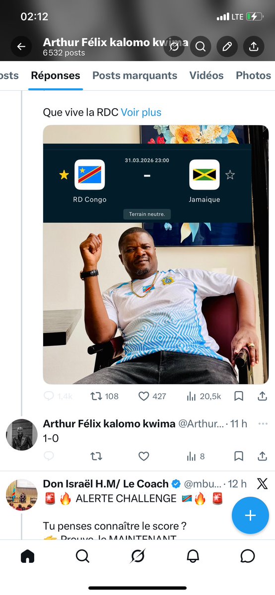 Arthur Félix kalomo kwima tweet media