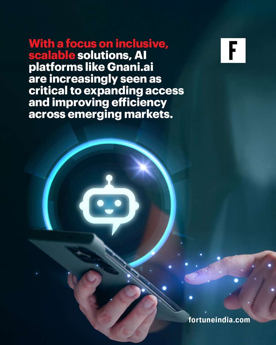 AavishkaarVC's tweet image. Fortune India covers the Series B investment of USD 10 Mn by Aavishkaar Capital into Gnani AI

@Raivineet @GnaniAi @AavishkaarVC @anurage @SowmyaSuryan @FortuneIndia 

#AI #DeepTech #IndiaTech