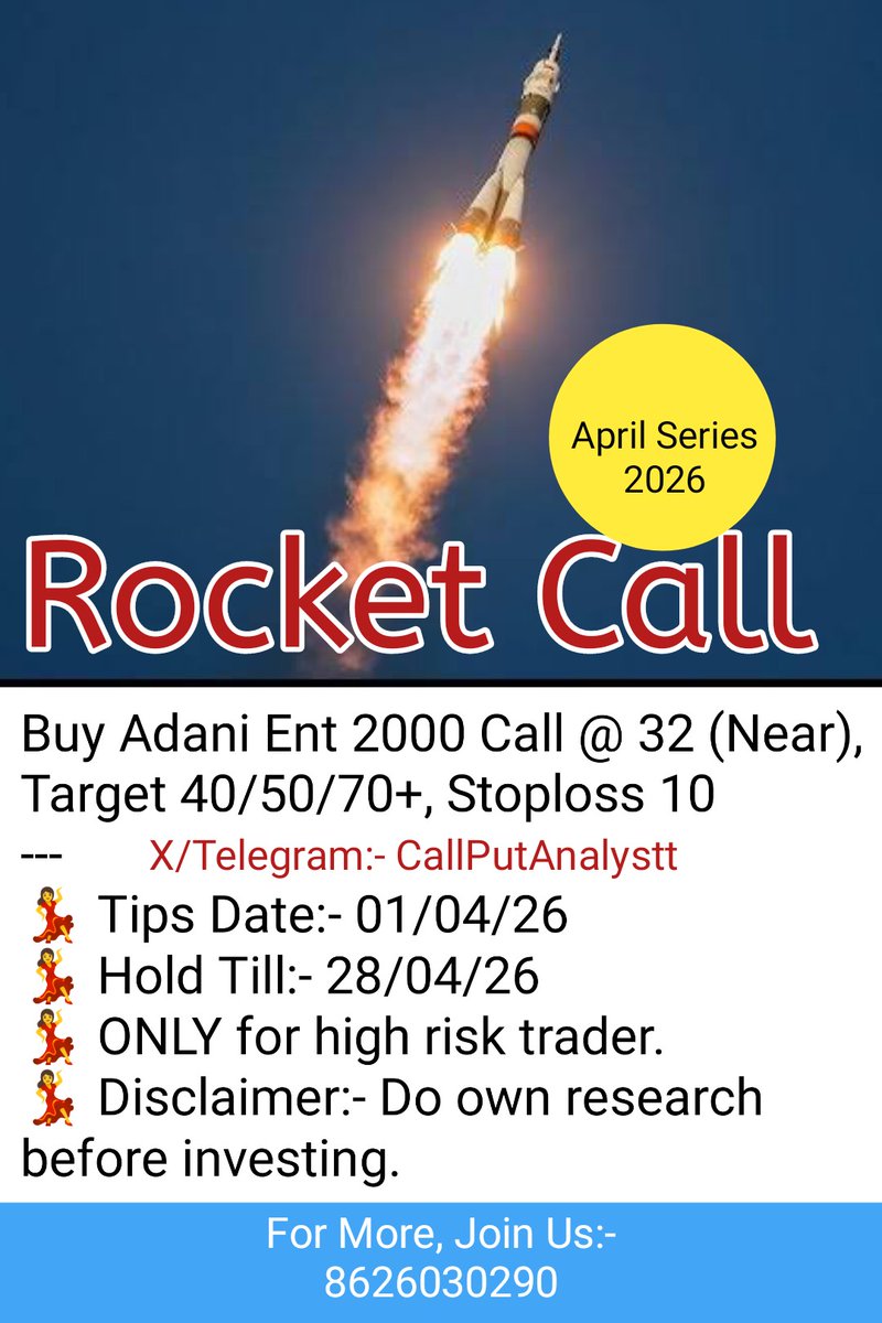 callputanalystt's tweet image. 👌👌👌

#AdaniEnt #AdaniEmterprises #AdaniPorts