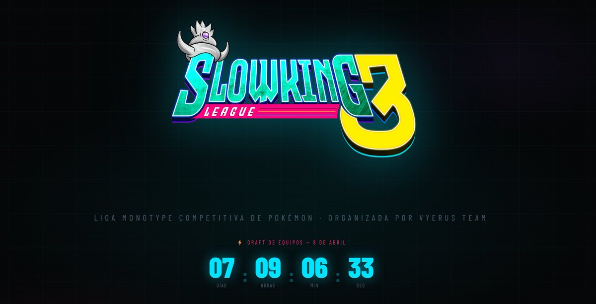 VyerusEvents's tweet photo. 🌐 WEB OFICIAL DE LA SLOWKING LEAGUE YA DISPONIBLE

Participantes, grupos, fechas y enfrentamientos…
aquí empieza todo 😏🔥

👉https://t.co/vw2juRks59 https://t.co/EKBXHtWQdu