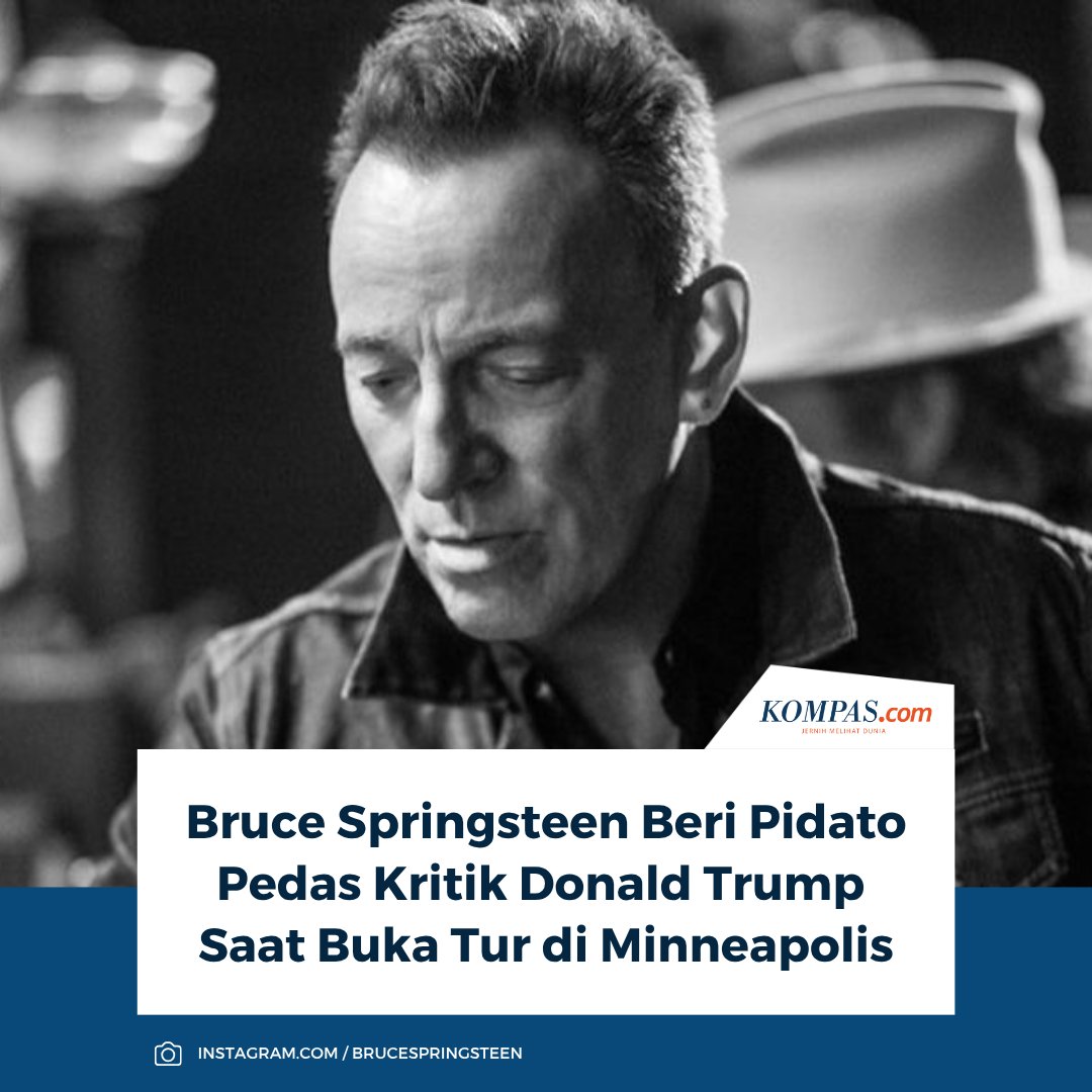 KompasEnt's tweet image. Musisi rock Bruce Springsteen menuding Departemen Kehakiman telah kehilangan independensinya dan hanya bekerja di bawah perintah Gedung Putih demi melindungi teman-teman kuat sang presiden.

👉🏻Baca di sini entertainment.kompas.com/read/2026/04/0…

~AM #BruceSpringsteen #DonaldTrump #Minneapolis