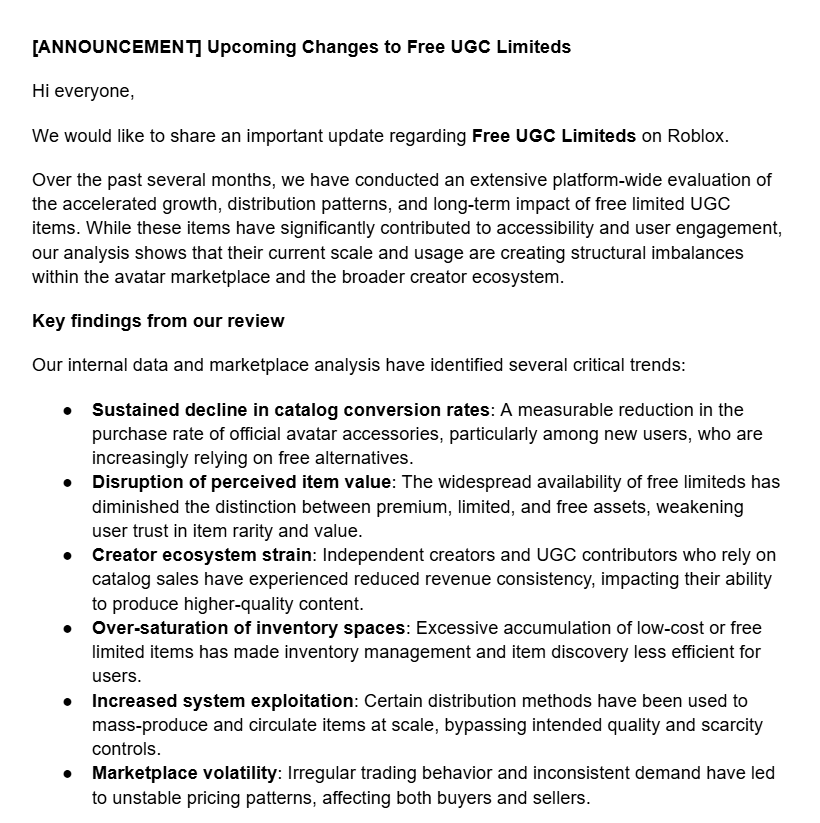 📰 Noticias Roblox y UGC ➤ tweet media