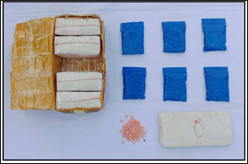 On 24 March, two million stimulant tablets worth approximately three billion kyats, carried in six sacks on three motorcycles, were seized along with one offender in the area between Nanlone and Kyisu Villages on Tatkone-Kyaukse inter-district road. #WhatsHappeningInMyanmar