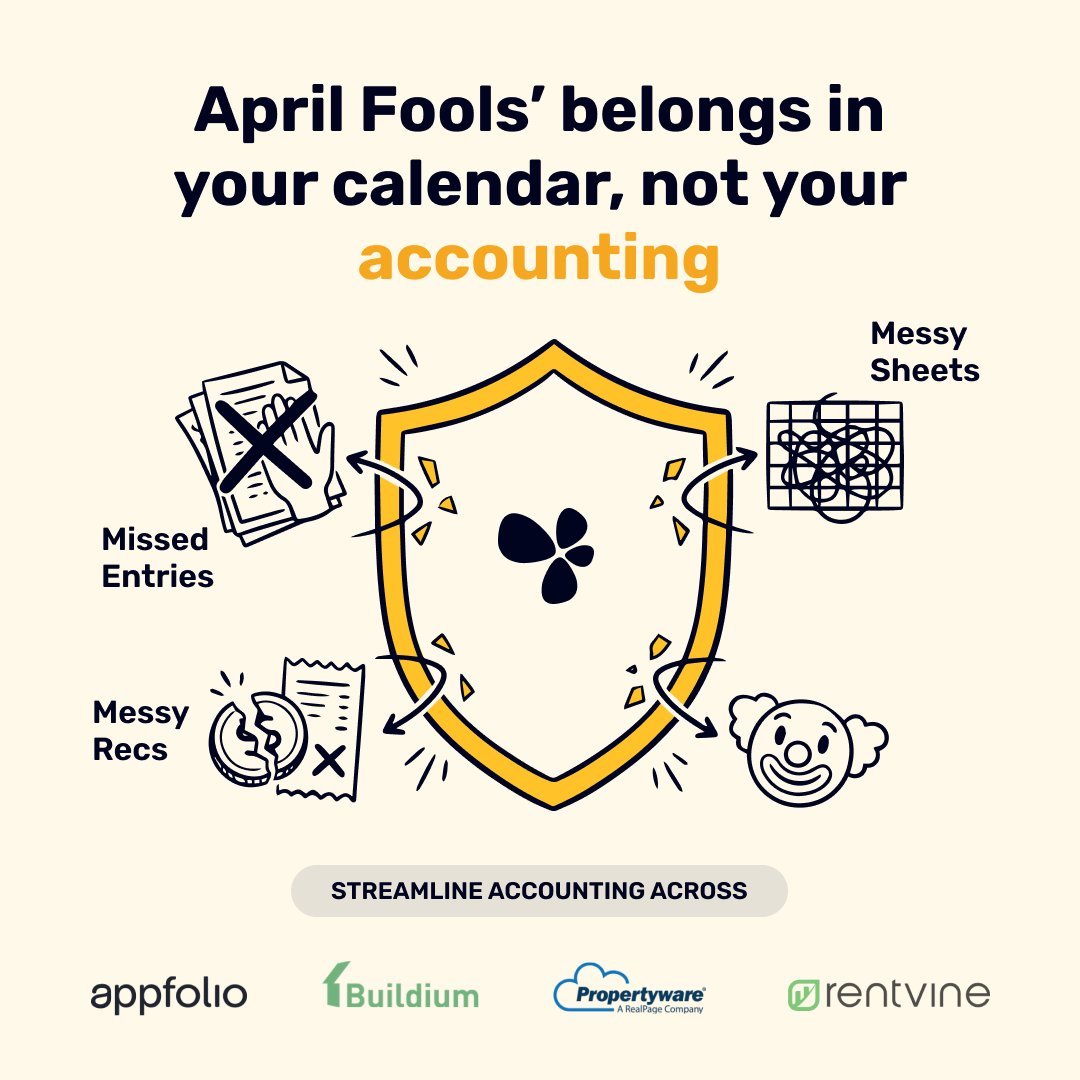 Endless spreadsheets, missed entries, and messy reconciliations are stressful, but with APM Help, your workflows stay accurate, predictable, and headache-free. Streamline accounting across AppFolio, Buildium, Rentvine, Propertyware &amp; more.
#AprilFools #PropertyManagement #APMHelp