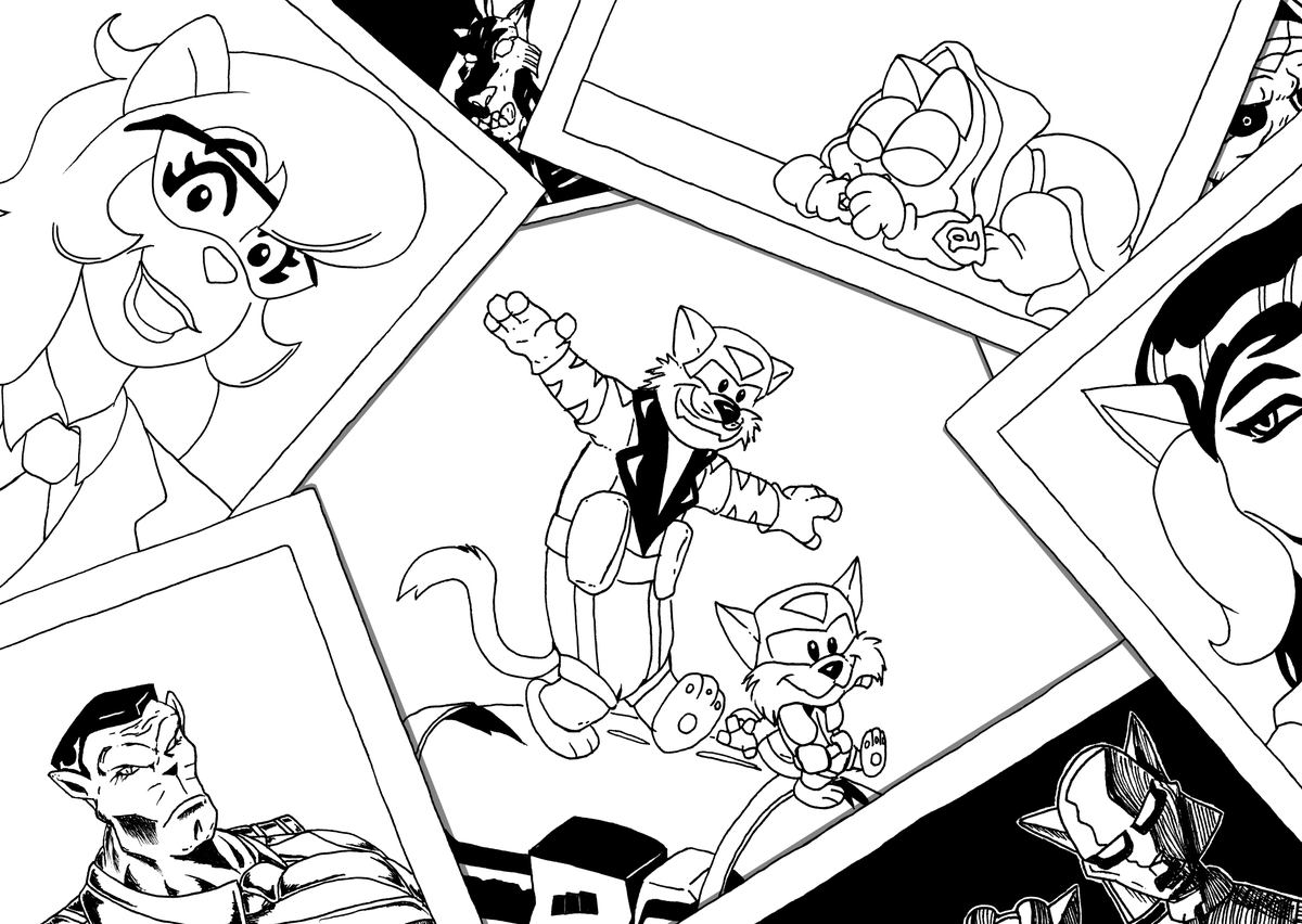 TheSWATKats's tweet image. It's April 1st... with the #SWATKats #ComicBook in-progress, here's a look at some rejected art styles that didn't get used 🤔 (Contributed by fan artist @NeeKnight)
