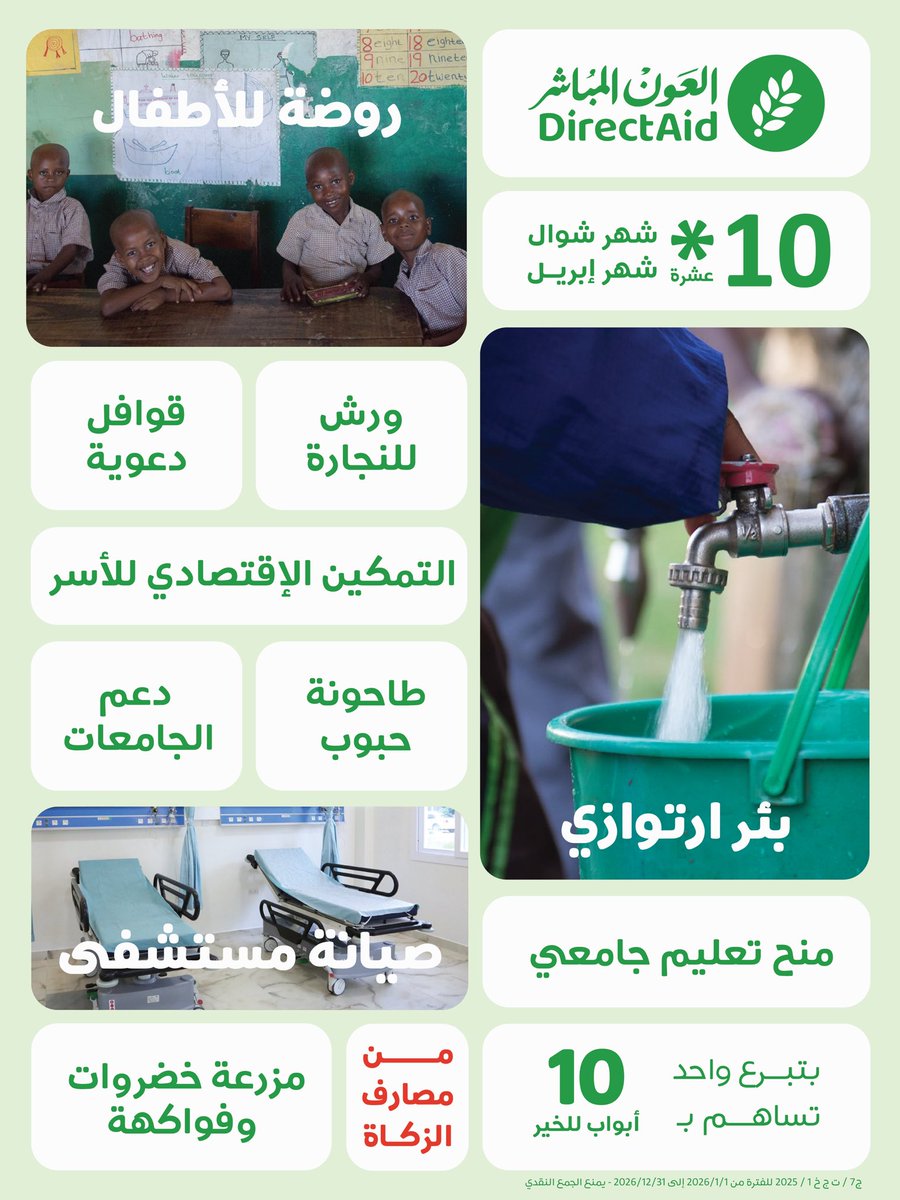 جمعية العون المباشر tweet media