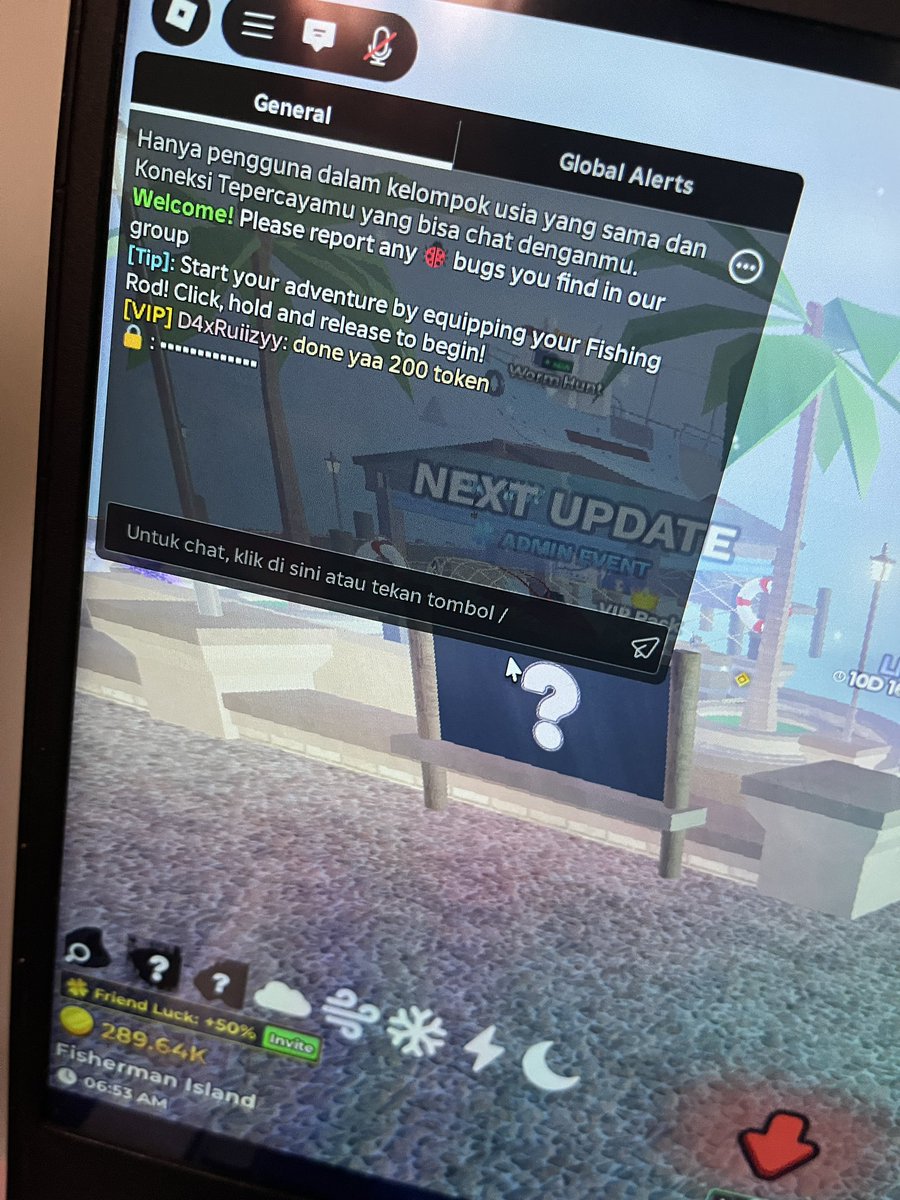 Ruii || FISH IT || @ after dm tweet media