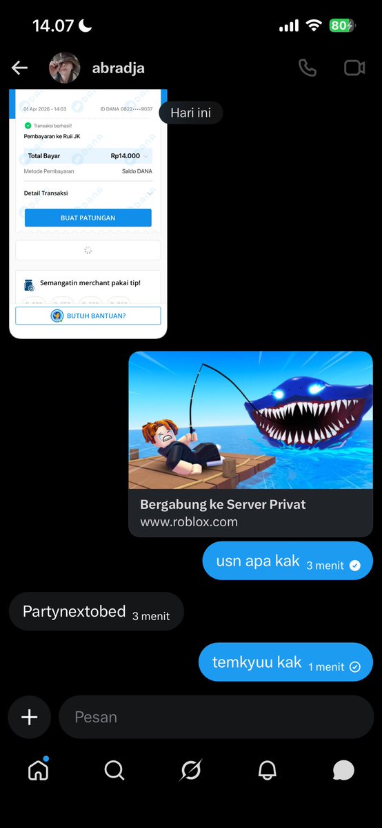 Ruii || FISH IT || @ after dm tweet media