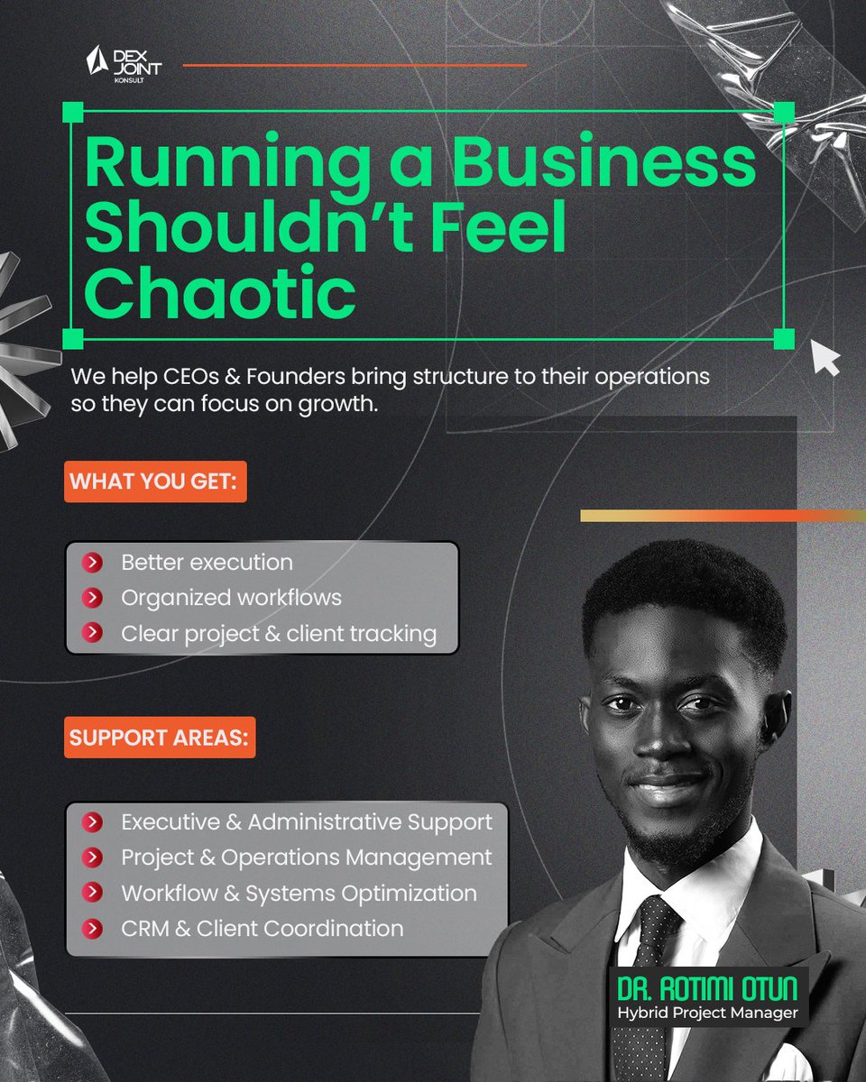 Running a business shouldn’t feel chaotic and that’s why we are here.

We turn strategy into execution; on time, on budget, and with measurable impact.

#hybridprojectmanagement #operationsmanager #consult #managementconsultancy