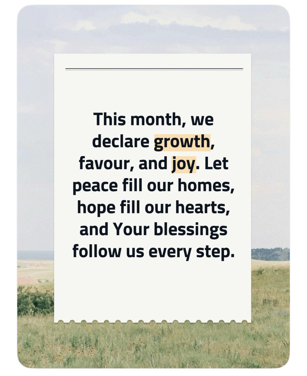 preshytims's tweet photo. We welcome April with faith, gratitude, and expectation. 🙏💛

#AprilBlessings #GratitudePrayer #Faith #NewMonth https://t.co/yXC7iRE08o