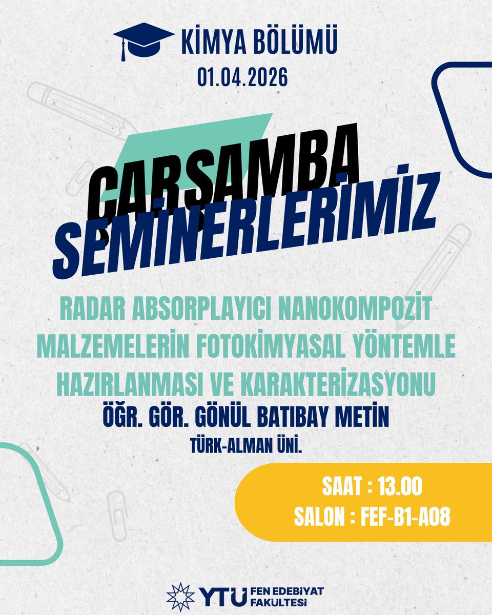 YTÜ Fen-Edebiyat Fakültesi tweet media