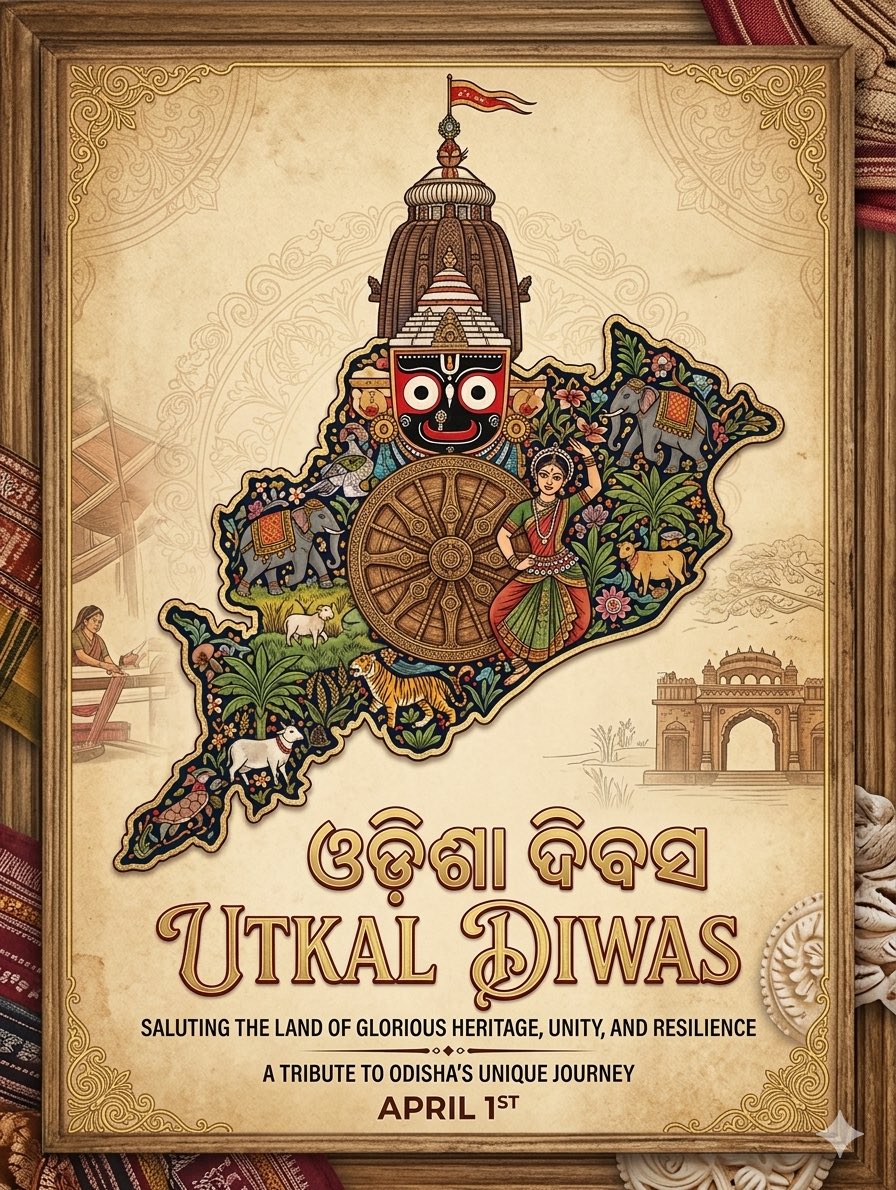 90 years of Odia pride ❣️ 
Happy #ଉତ୍କଳଦିବସ 
ବନ୍ଦେ ଉତ୍କଳ ଜନନୀ 🏵️

Odisha was the first state formed on linguistic basis 🫶