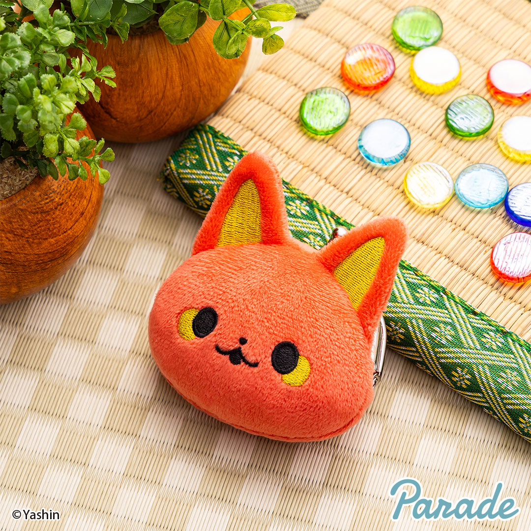 かみさまキツネとサラリーマン ミニがまぐち