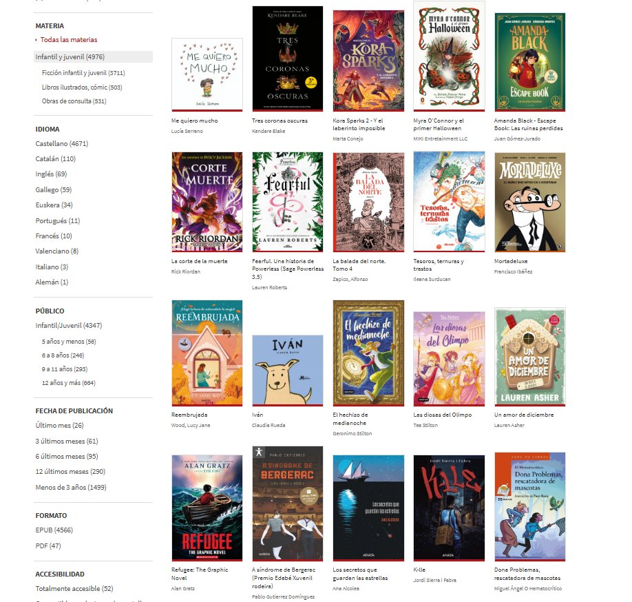 Sabemos lo que les gustan las pantallas, así que, proponedles que las utilicen también para sus lecturas.
Los pequeños y los jóvenes lectores encontrarán muchas de sus obras favoritas en #eBiblioCyL.
Historias para descubrir y compartir.

castillayleon.ebiblio.es