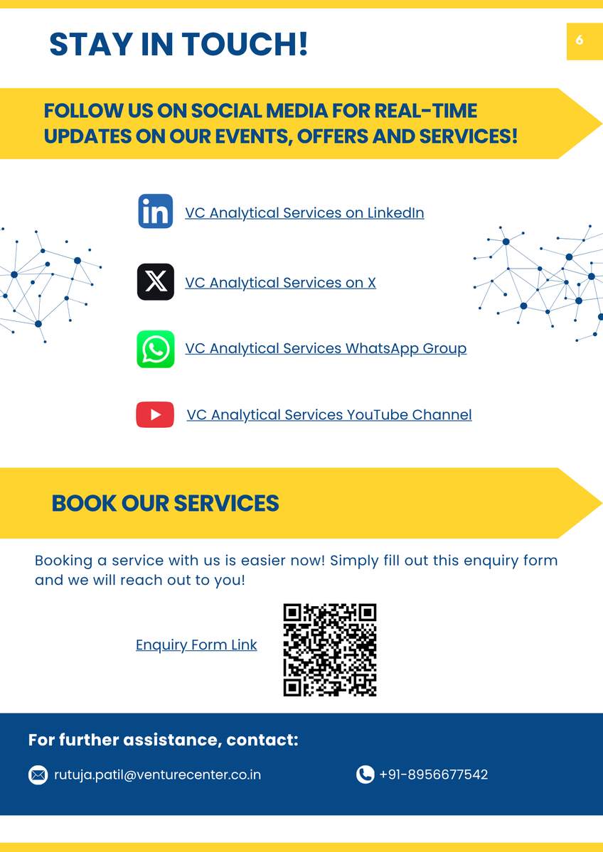 Venture Center Analytical Services tweet media