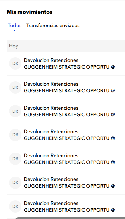 Comentábamos hace unos días que faltaban las devoluciones de retenciones de los CEF en <a href="/MyInvestorES/">MyInvestor</a> 

Ya están llegando todas 👍