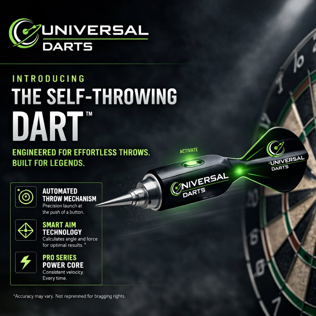 Universal Darts tweet media