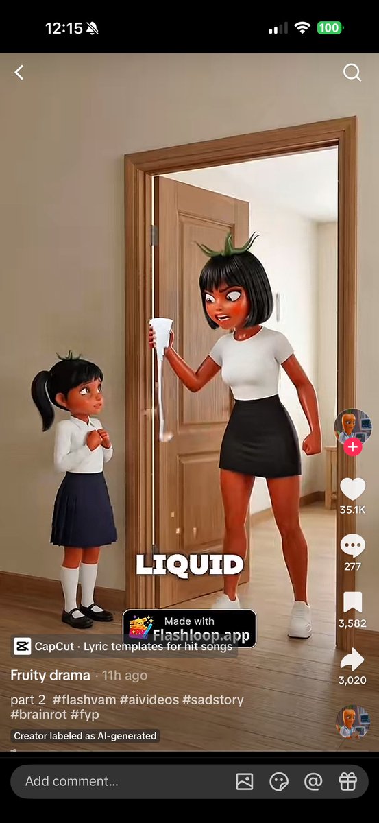 You can create a $aifruits video with a good script and just go viral. This trend will never die, it's a established niche now

This video is only 11 hours old and has already 1 mil views on TikTok