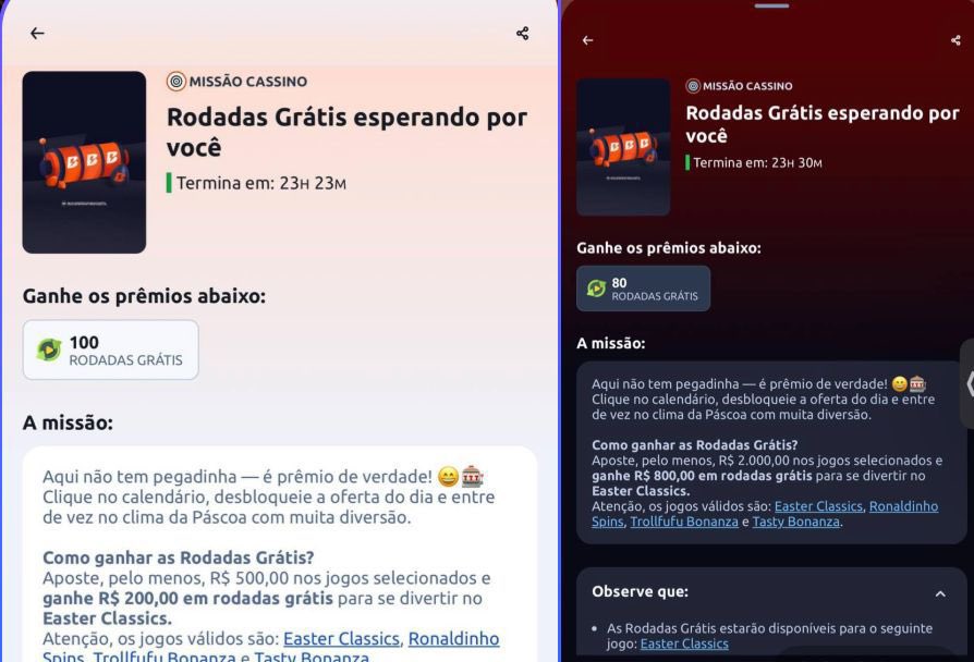 🚨BUG ON NA BETANO, SE TIVER ESSAS MISSÃO DO CALENDÁRIO IGUAL DO PRINT JÁ MANDA, CHANCE DE LUCRO ALTO🚨

#metodo #betano #Coinbase #bet365 #bonus #superbet #novibet #blaze #jonbet #stake #binance #cassinobet #betsson #sportingbet #sortenabet #donaldbet #estrelabet #betfair