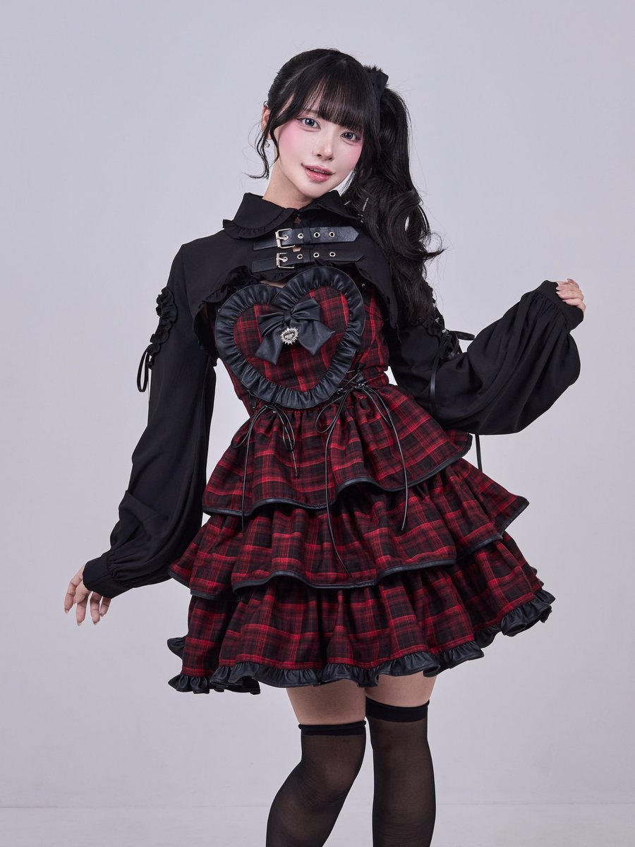 IMVAL / Frill Heart Dress[RED] IMV066-RED ￥14,300 IMVALの人気アイテム「Frill ...